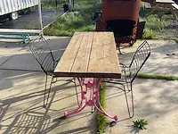 Tuintafel met stoelen - afbeelding 2 van  4