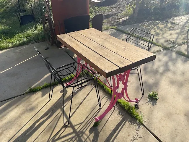 Tuintafel met stoelen - afbeelding 3 van  4