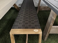 Tuintafel met twee applebee tuinbanken - afbeelding 8 van  10