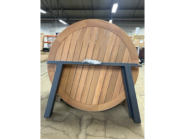 Tuintafel rond diameter 130 cm wakefield, paros - afbeelding 2 van  6