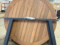Tuintafel rond diameter 130 cm wakefield, paros - afbeelding 2 van  6