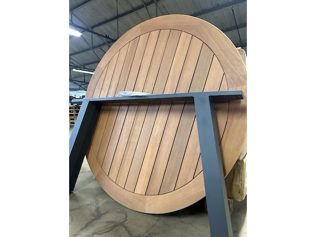 Tuintafel rond diameter 130 cm wakefield, paros - afbeelding 3 van  6