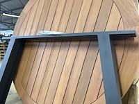 Tuintafel rond diameter 130 cm wakefield, paros - afbeelding 3 van  6