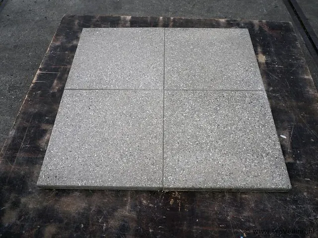Tuintegels van beton - kleur aalst - 40x40x4cm - 9,6m² - afbeelding 3 van  4