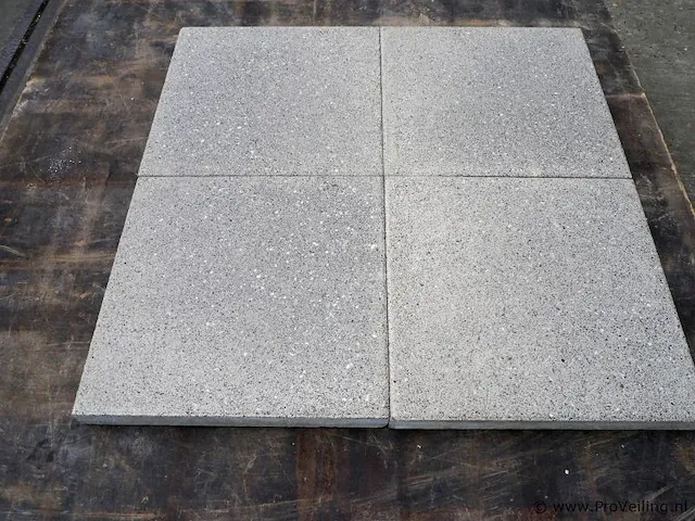 Tuintegels van beton - kleur licht - 40x40x4cm - 9,6m² - afbeelding 4 van  4
