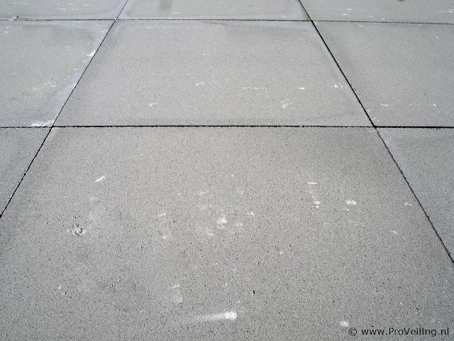 Tuintegels van beton - kleur lichtgrijs - 60x60x4,4cm - 22m² - afbeelding 8 van  10