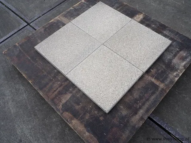 Tuintegels van beton - kleur nancy - 40x40x4cm - 19,2m² - afbeelding 2 van  4