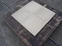Tuintegels van beton - kleur nancy - 40x40x4cm - 19,2m² - afbeelding 2 van  4