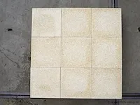 Tuintegels van beton - kleur zandkleur - 40x40x4cm - 9,6m² - afbeelding 1 van  2