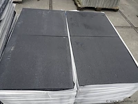 Tuintegels van beton - kleur zwart - 60x60x4,4cm - 36m²