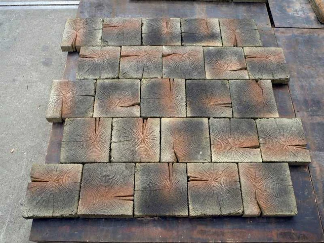 Tuintegels van beton (ca. 250 stuks) - afbeelding 3 van  4