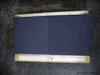 Tuintegels van beton voor de tuin - kleur zwart - 60x60x5cm - 30,24m²