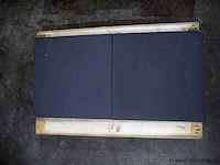 Tuintegels van beton voor de tuin - kleur zwart - 60x60x5cm - 40,32m²