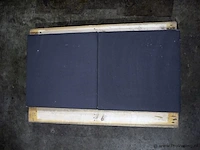 Tuintegels van beton voor de tuin - kleur zwart - 60x60x5cm - 50,4m²