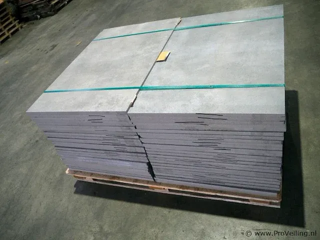 Tuintegels van keramiek - kleur dusk grey - 60x90x2cm - 54m² - afbeelding 1 van  4