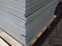 Tuintegels van keramiek - kleur grijs/blauw genuanceerd - 60x120x2cm -28m² - afbeelding 2 van  10