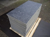 Tuintegels van keramiek - kleur grijs/blauw genuanceerd - 60x120x2cm -28m² - afbeelding 1 van  10