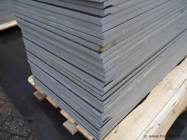 Tuintegels van keramiek - kleur grijs/blauw genuanceerd - 60x120x2cm -28m² - afbeelding 8 van  10