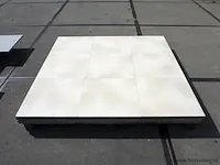 Tuintegels van keramiek - kleur stone cream - 60x60x1,8cm - 10,8m² - afbeelding 2 van  3