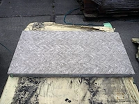 Tuintegels van keramiek/beton - kleur chevron - 45x90x5cm - 7,7m² - afbeelding 1 van  1