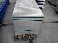 Tuintegels van keramiek/beton - kleur grey - 60x60x4,4cm - 8,6m²
