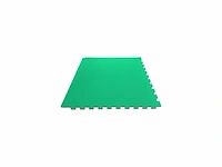 Tunturi karatemat/sportmat sportvloer rood / groen