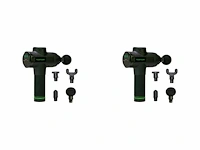 Tunturi mg50 massage gun - incl. opzetstukken en koffer (2x) - afbeelding 1 van  4