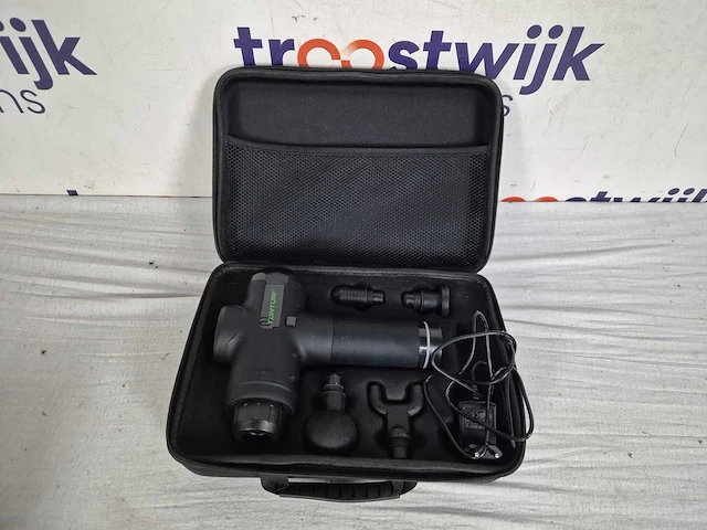 Tunturi mg50 massage gun - incl. opzetstukken en koffer (2x) - afbeelding 3 van  4