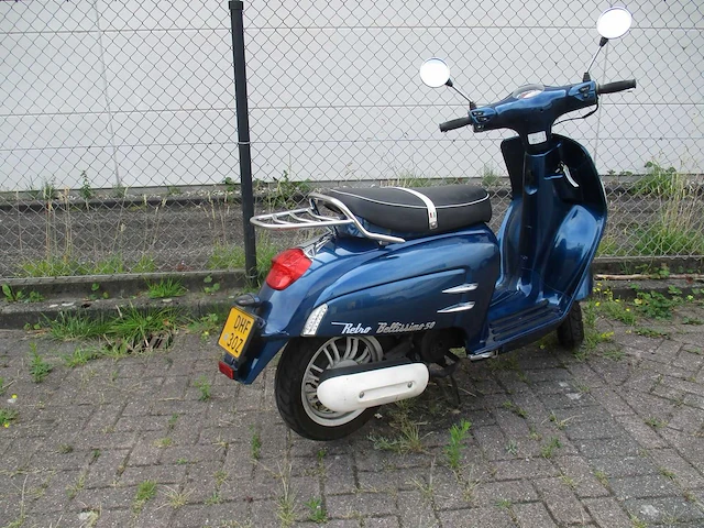 Turbho - bromscooter - rb-50 retro bellissimo - scooter - afbeelding 9 van  11