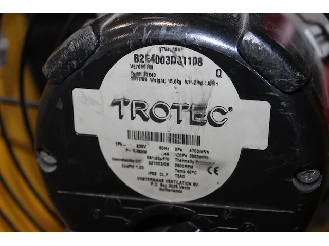 Turbo ventilator trotec 32e40. - afbeelding 2 van  2