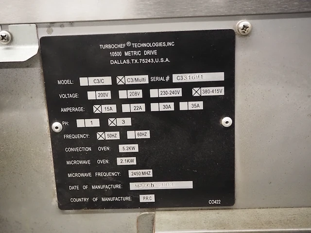 Turbochef - afbeelding 8 van  8