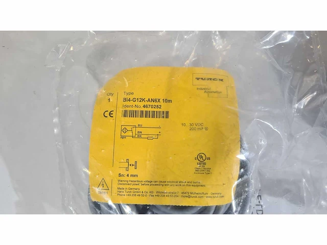 Turck - bi4-g12k-an6x 10m - naderingsschakelaar (2x) - afbeelding 2 van  3