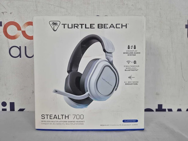 Turtle beach® stealth™ 700 gen 3 – draadloze gaming headset - ps5, ps4, pc en mobiel - wit - afbeelding 2 van  2