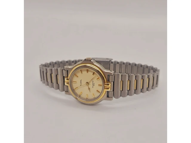 Tusal two tone dameshorloge - afbeelding 3 van  6