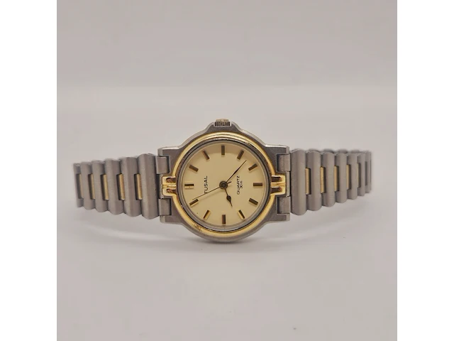 Tusal two tone dameshorloge - afbeelding 4 van  6