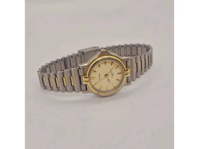 Tusal two tone dameshorloge - afbeelding 5 van  6