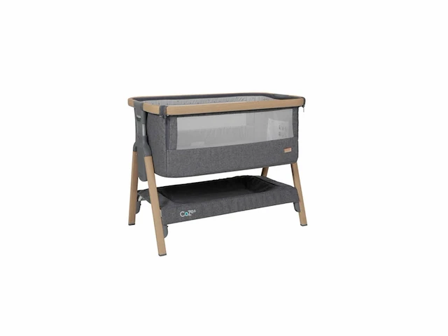 Tutti bambini cozee bedside wieg - oak/charcoal - afbeelding 1 van  1