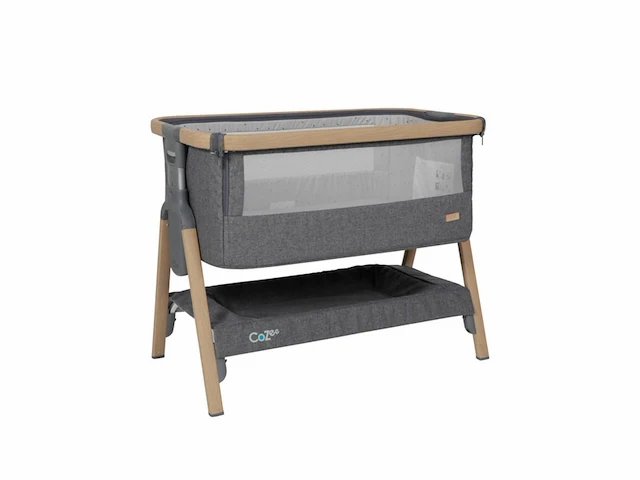 Tutti bambini cozee bedside wieg oak charcoal - afbeelding 1 van  1