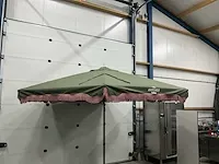 Tuuci parasol met voet (2x) - afbeelding 2 van  6