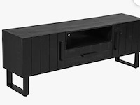Tv- dressoir, label51, santos, zwart
