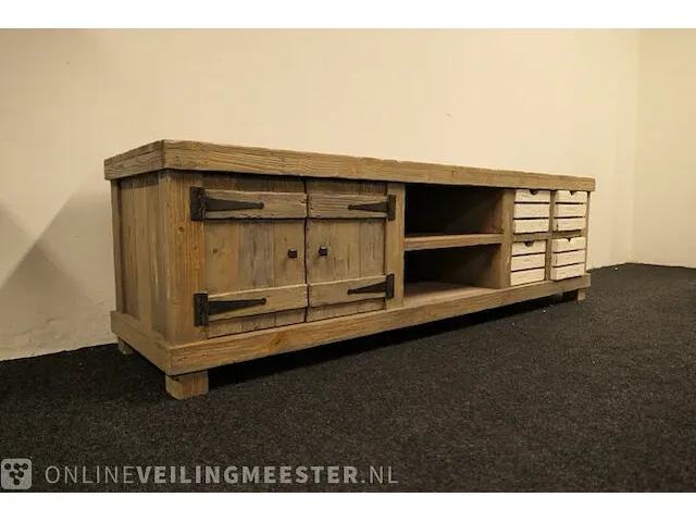 Tv dressoir met deur en laden - afbeelding 5 van  12