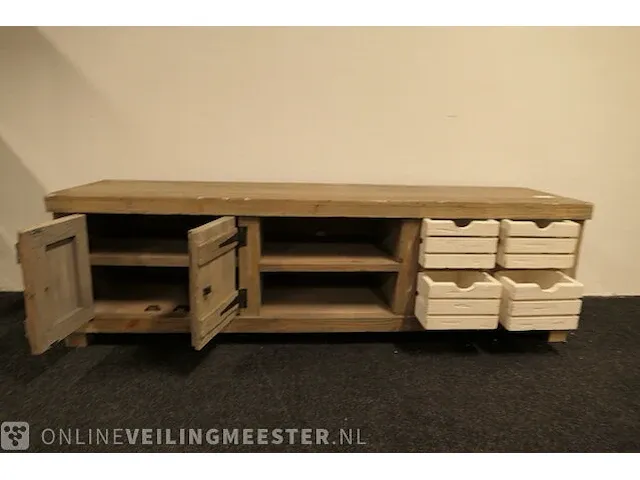 Tv dressoir met deur en laden - afbeelding 7 van  12
