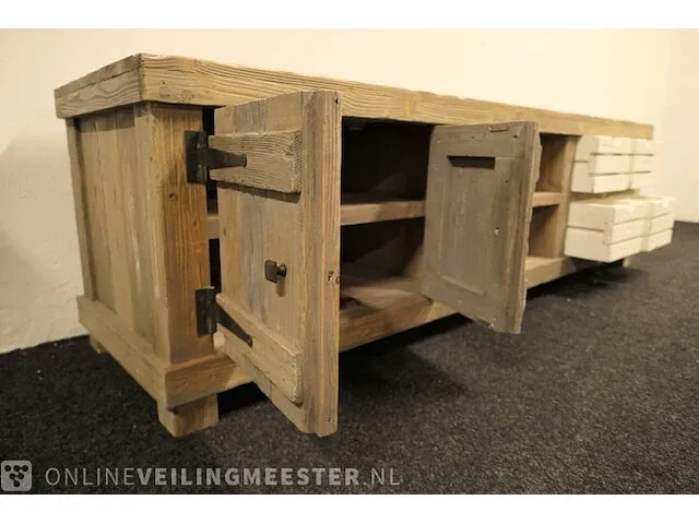 Tv dressoir met deur en laden - afbeelding 8 van  12