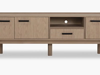 Tv-dressoir, naturel eikenhout - afbeelding 2 van  5