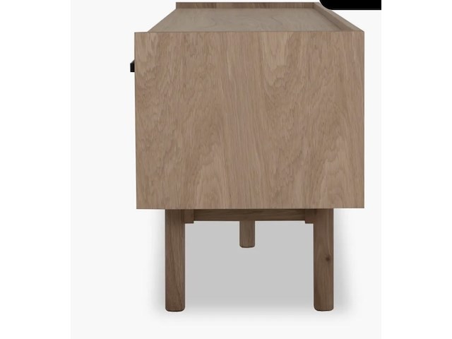 Tv-dressoir, naturel eikenhout - afbeelding 4 van  5