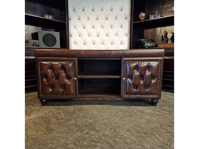 Tv meubel chesterfield, chesterfield, bruin - afbeelding 2 van  5