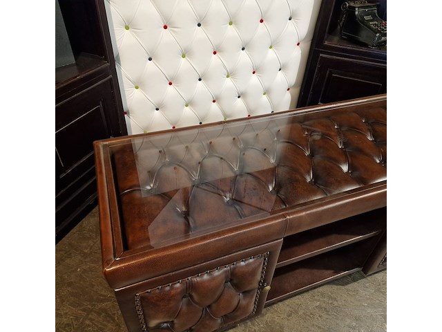 Tv meubel chesterfield, chesterfield, bruin - afbeelding 3 van  5