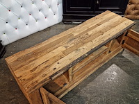 Tv meubel chesterfield , chesterfield , bruin - afbeelding 2 van  3