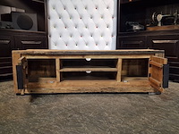 Tv meubel chesterfield , chesterfield , bruin - afbeelding 3 van  3