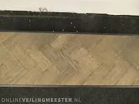 Tv meubel met onderblad visgraat ingelegd - afbeelding 7 van  10